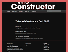 Tablet Screenshot of elnuevoconstructor.com